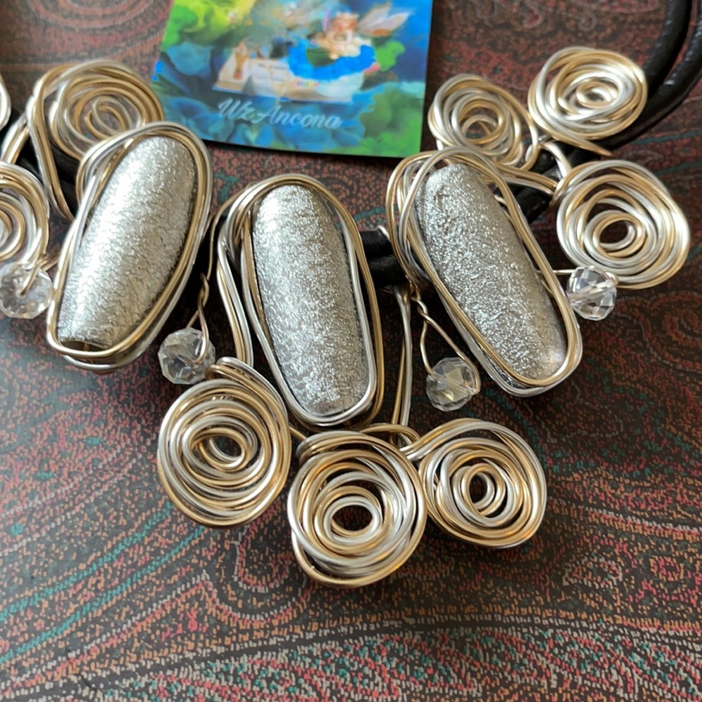 Sophisticated beads metal barroco necklace rope - Picture 6 of 9